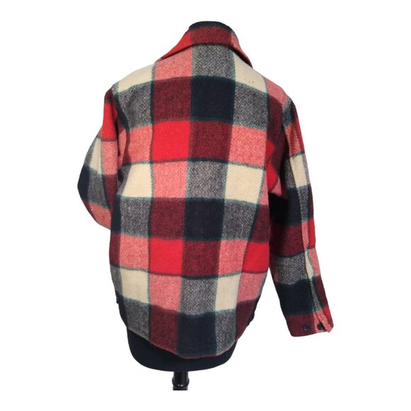 Eddie Bauer Women's Black and Red Plaid Wool Jacket - Picture 4 of 6